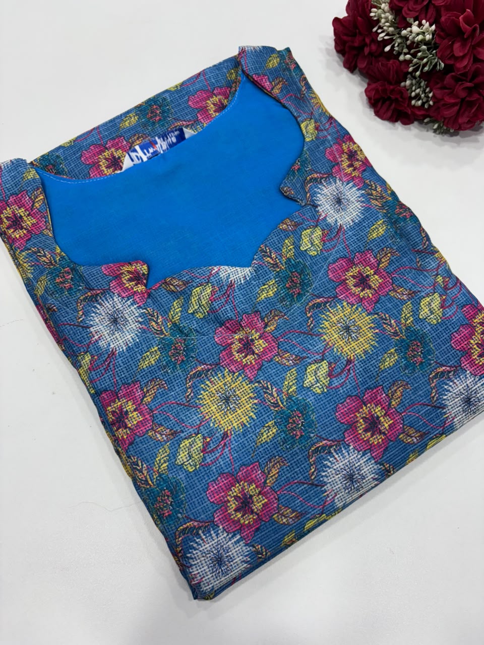 SS9287 Kota Cotton Floral Printed Kurti