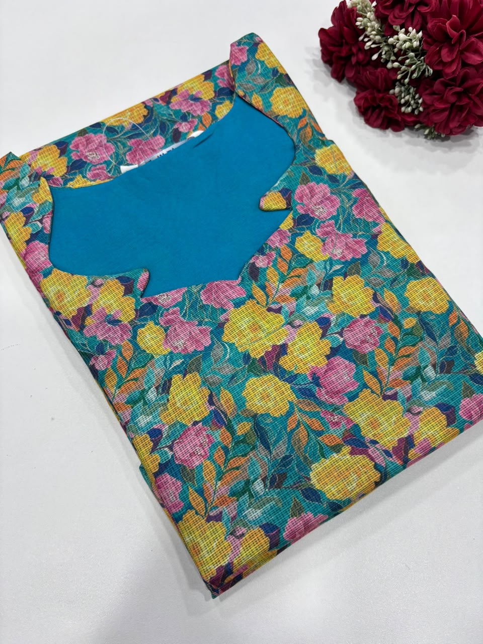 SS9284 Kota Cotton Floral Printed Kurti