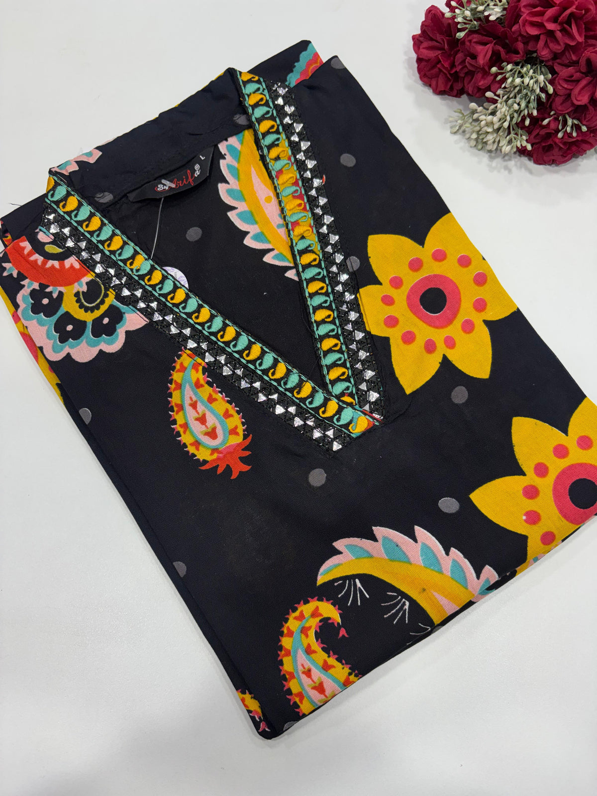 SS9335 Elegant Office Wear Rayon Kurti