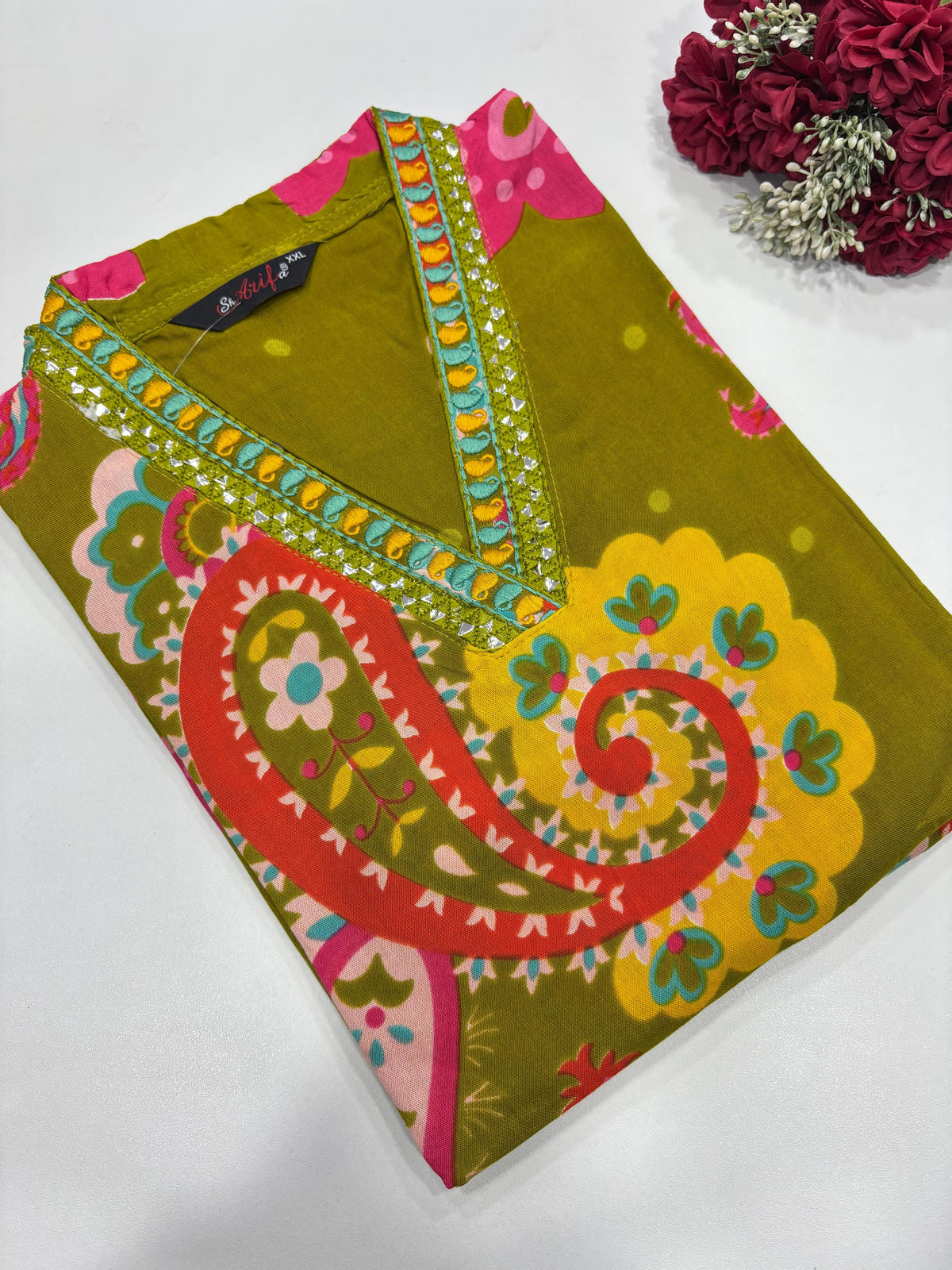 SS9336 Elegant Office Wear Rayon Kurti