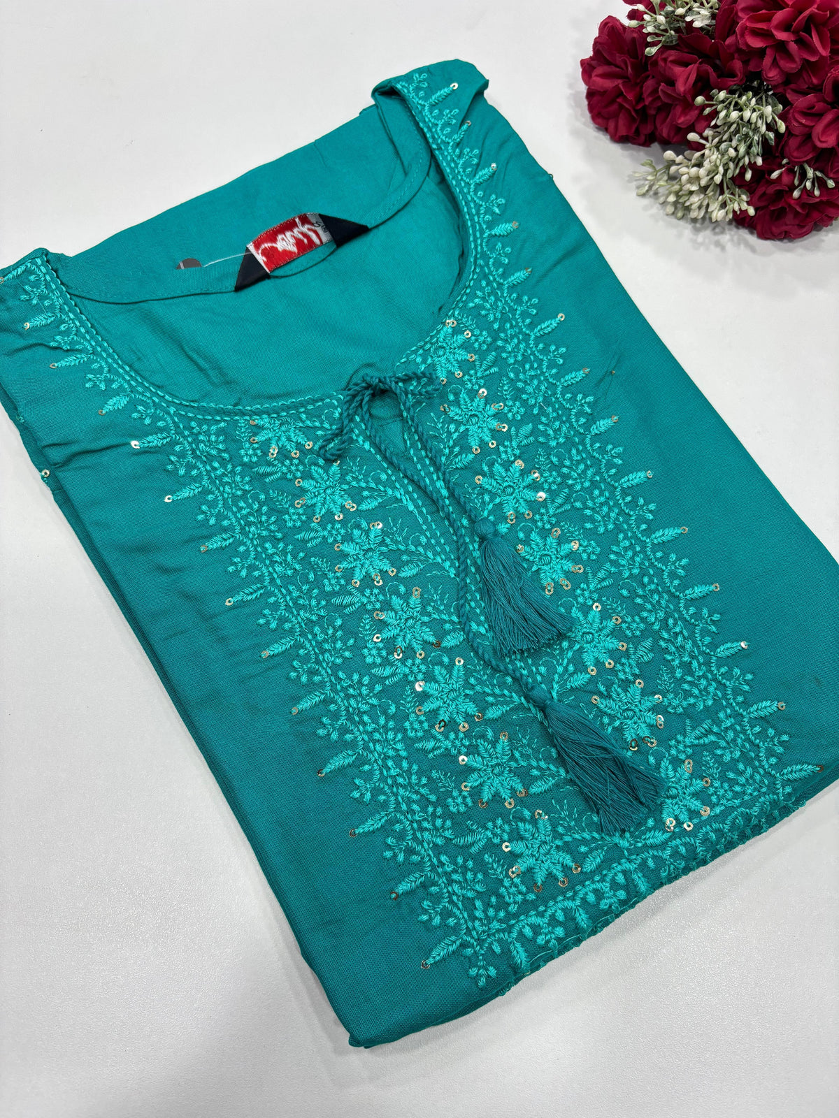 SS9342 Elegant Office Wear Rayon Kurti