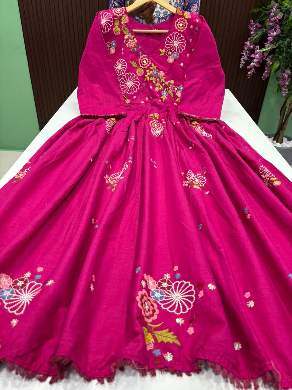SS9329 Elegant Embroidered Cotton Maxi