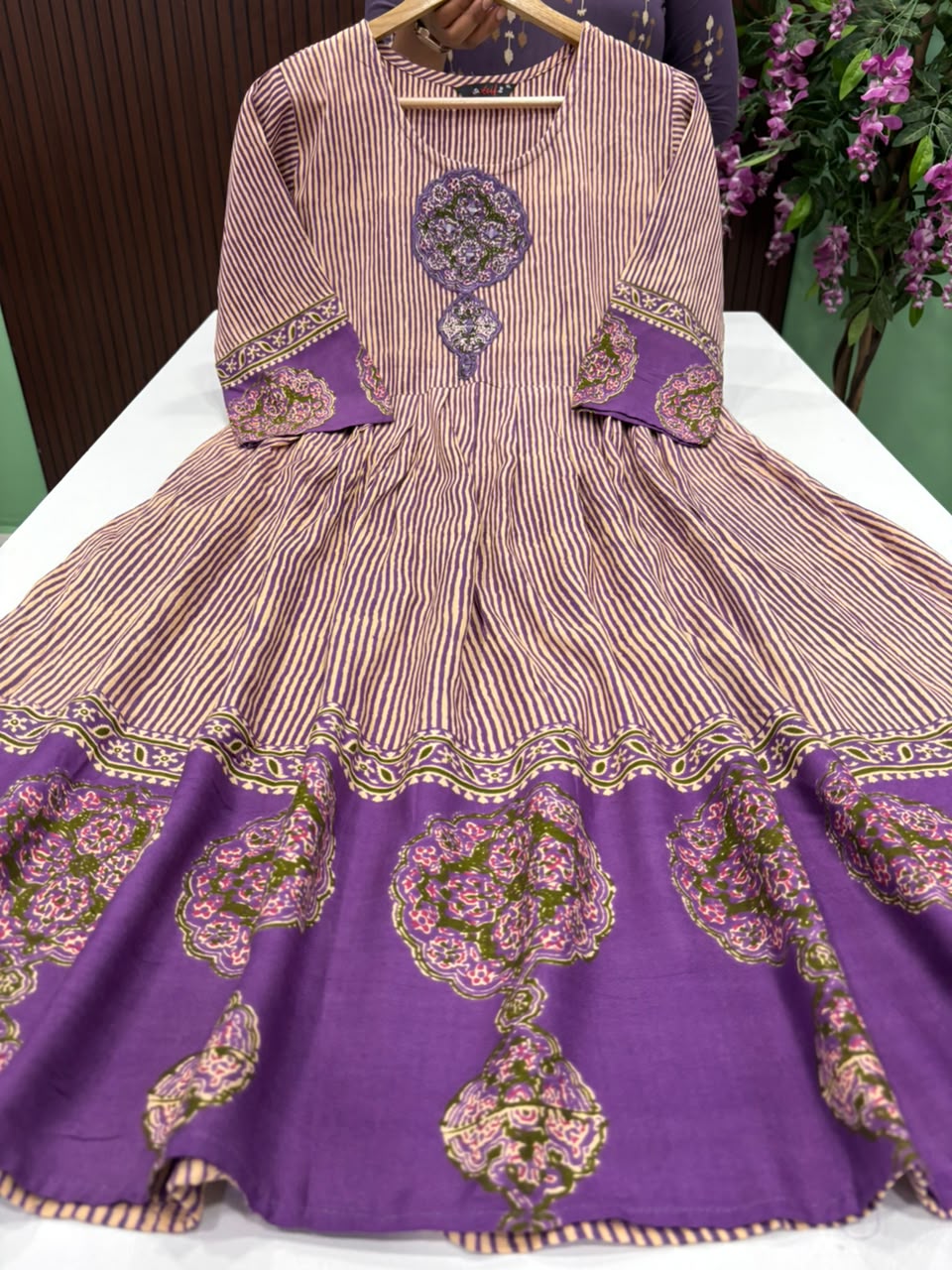 SS9382 Elegant Rayon Frock