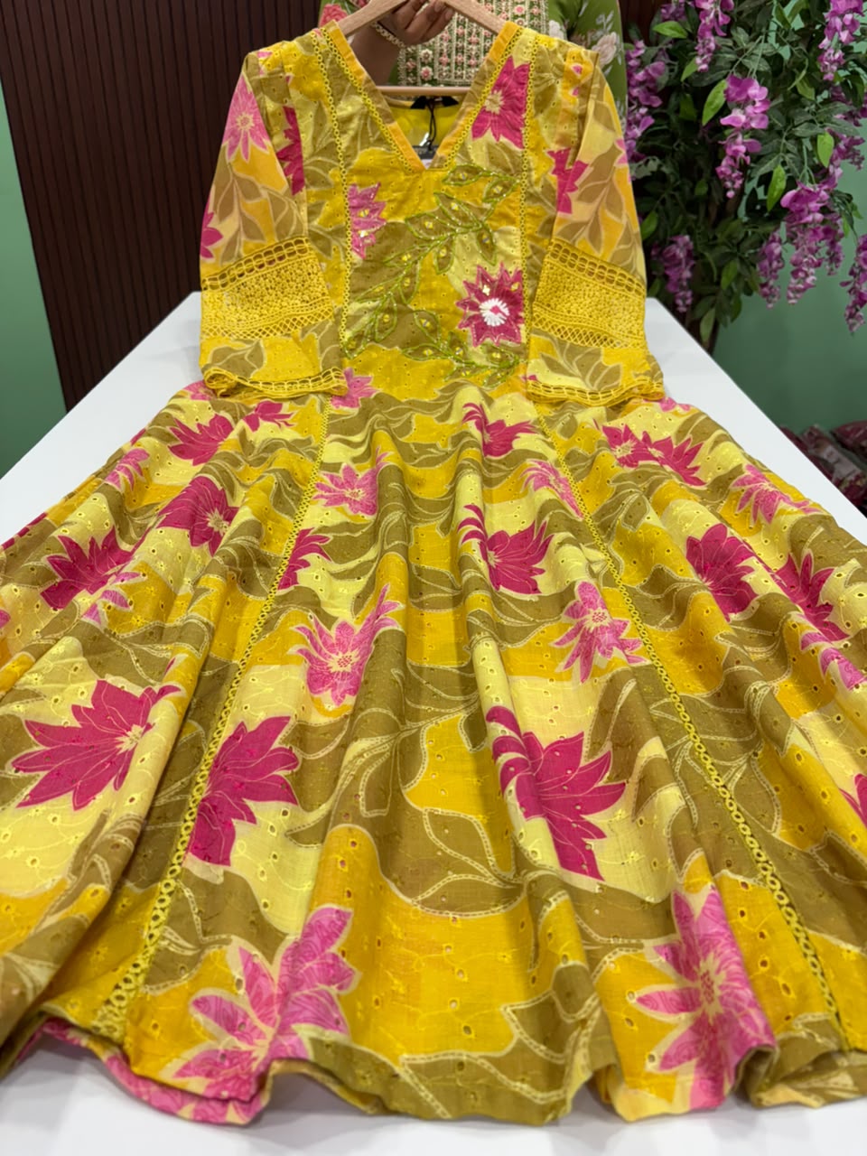 SS9453 Beautiful Hakoba Cotton Maxi