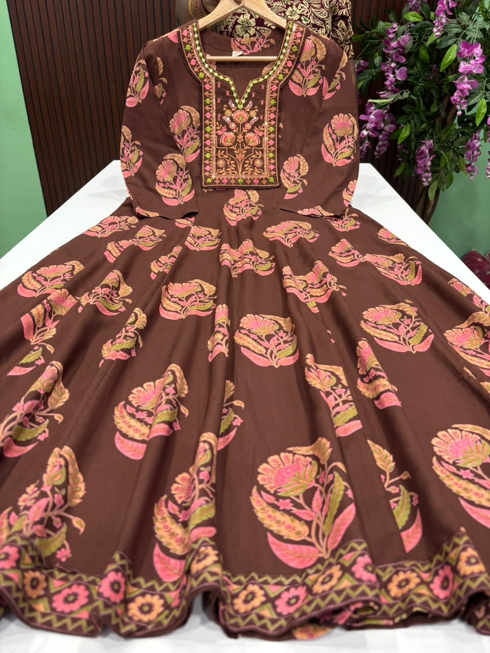 SS9476 Full Length Rayon Anarkali