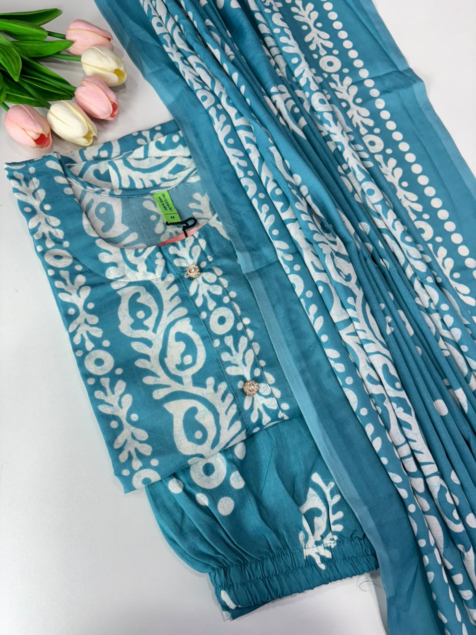 SS9501 Women’s Blended Cotton Salwar Set