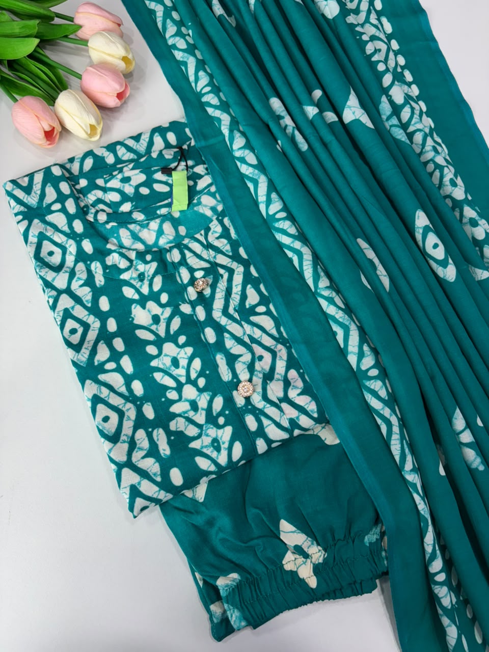SS9497 Women’s Blended Cotton Salwar Set