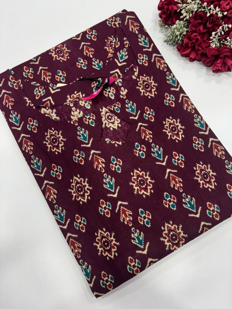 SS9526 Office Wear Cotton Kurti