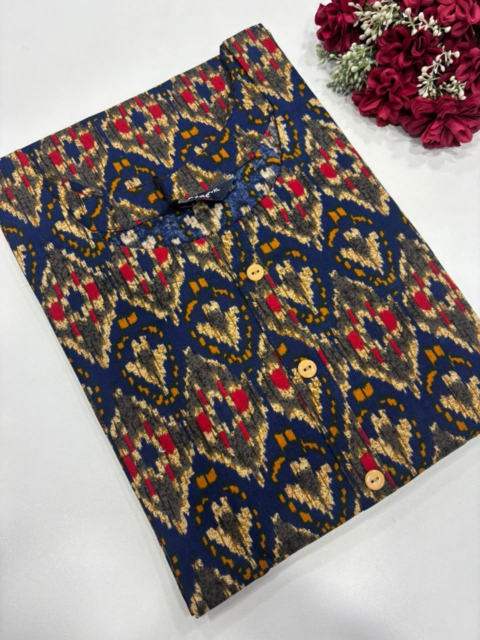 SS9523 Office Wear Cotton Kurti