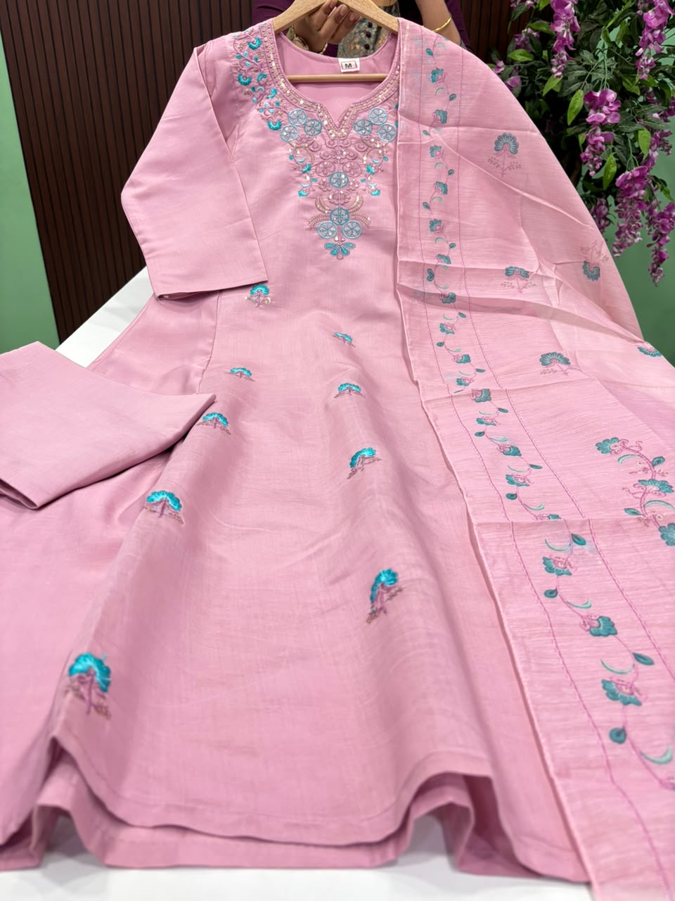 SS9536 Roman Silk A line Anarkali Suit