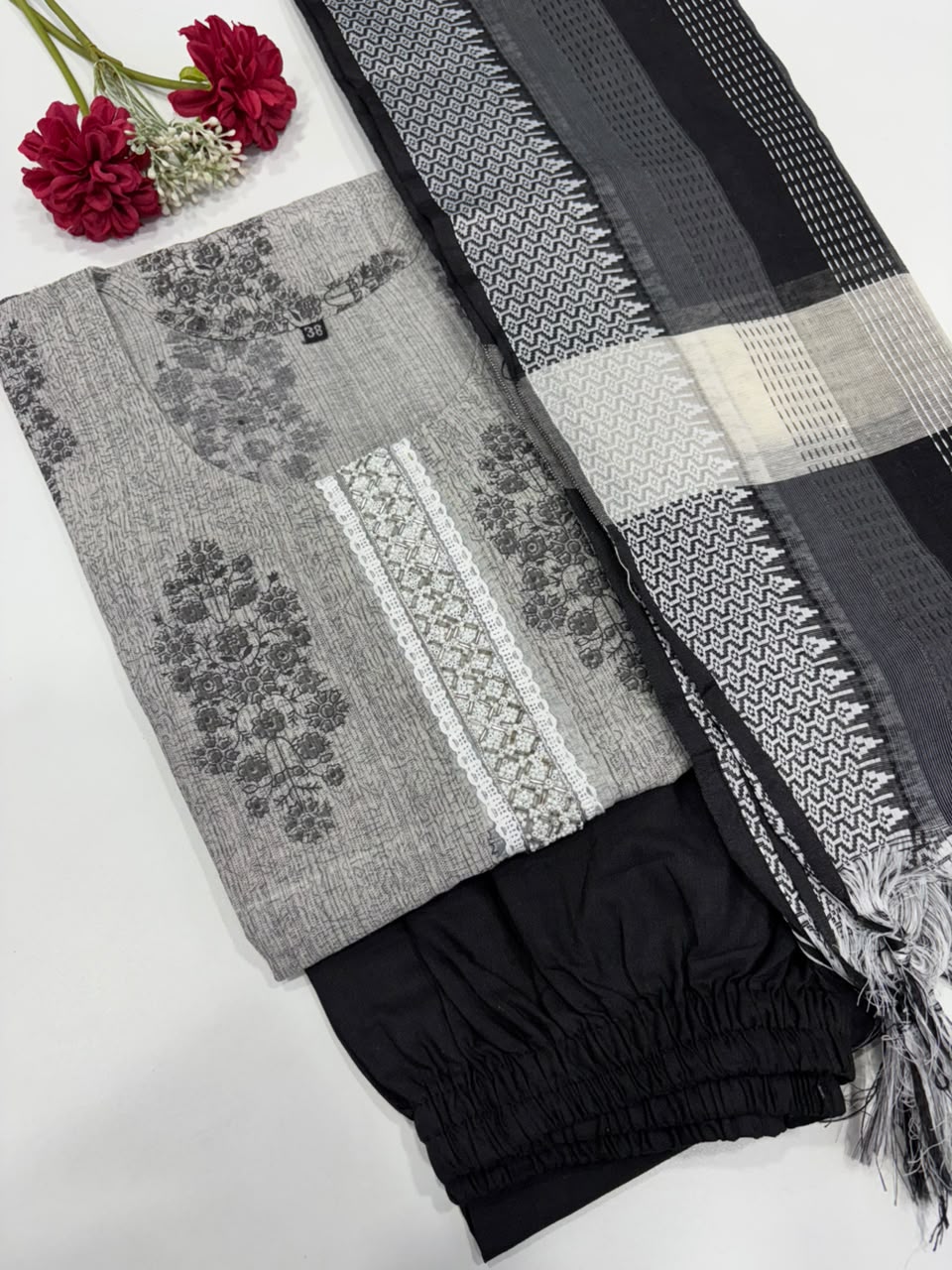 SS9568 Handloom Cotton Salwar Set