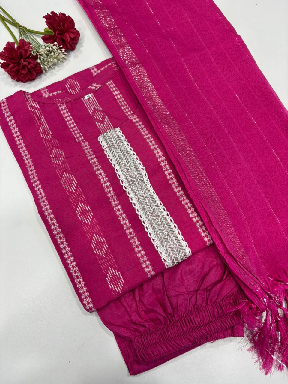 SS9570 Handloom Cotton Salwar Set