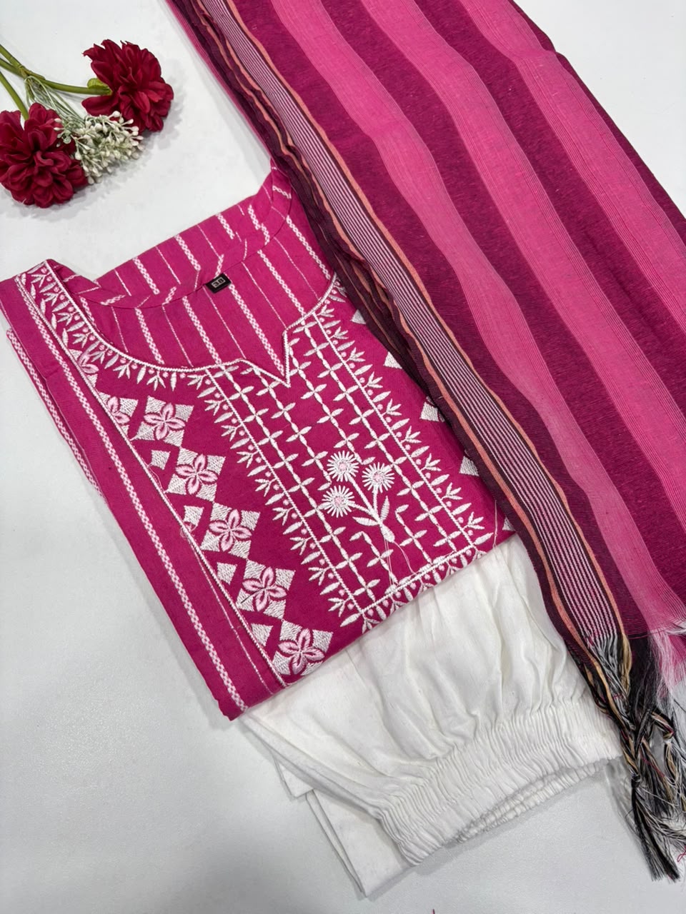 SS9564 Handloom Cotton Salwar Set