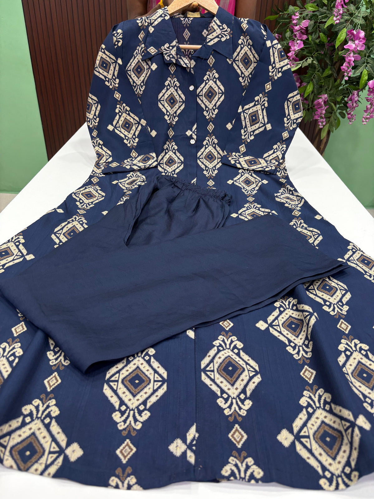 SS9607 Shirt Collar Vatican Co-ord Set