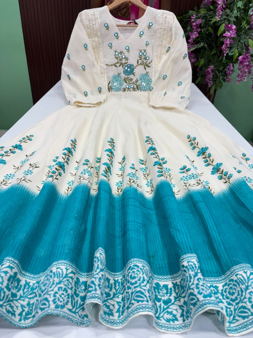SS9611 Elegant Cotton Anarkali