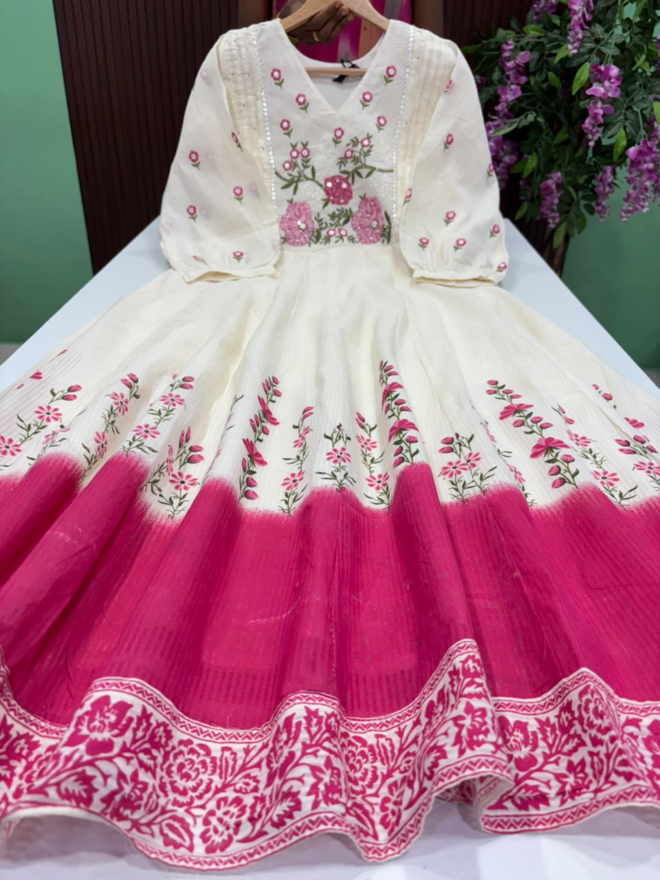 SS9612 Elegant Cotton Anarkali