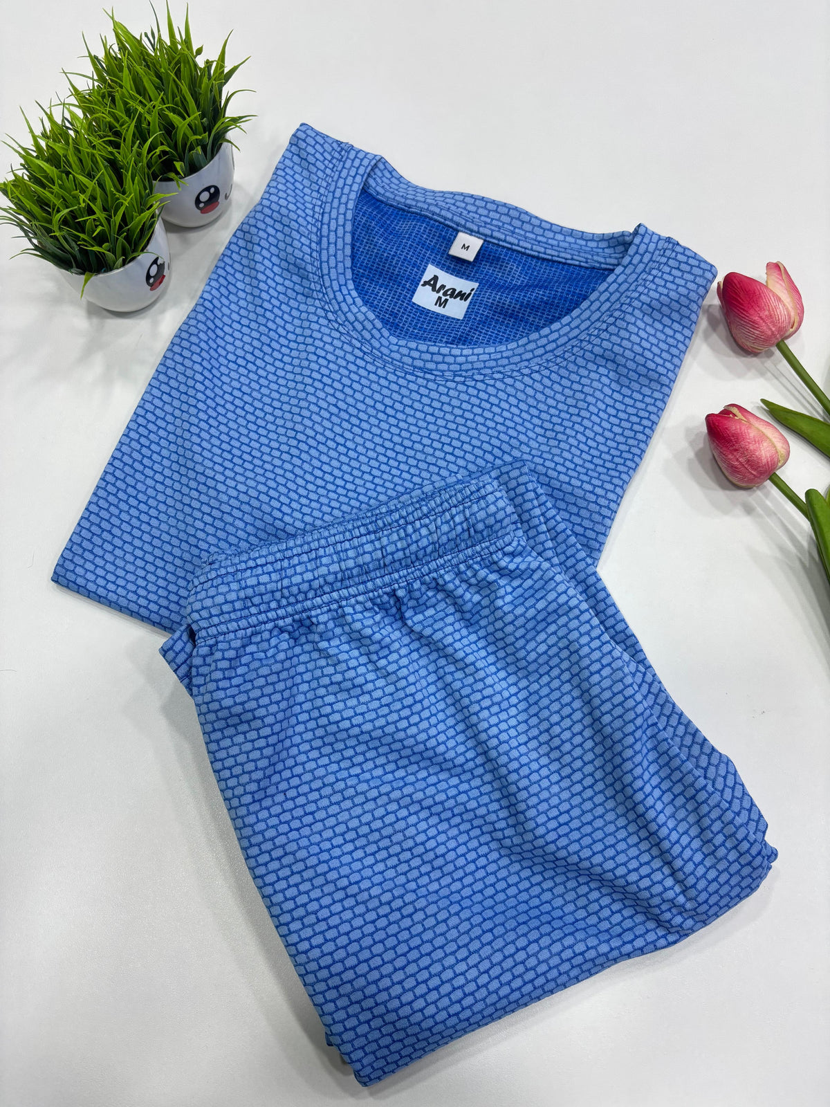 SS9663 Women’s knitted cotton Night Suit