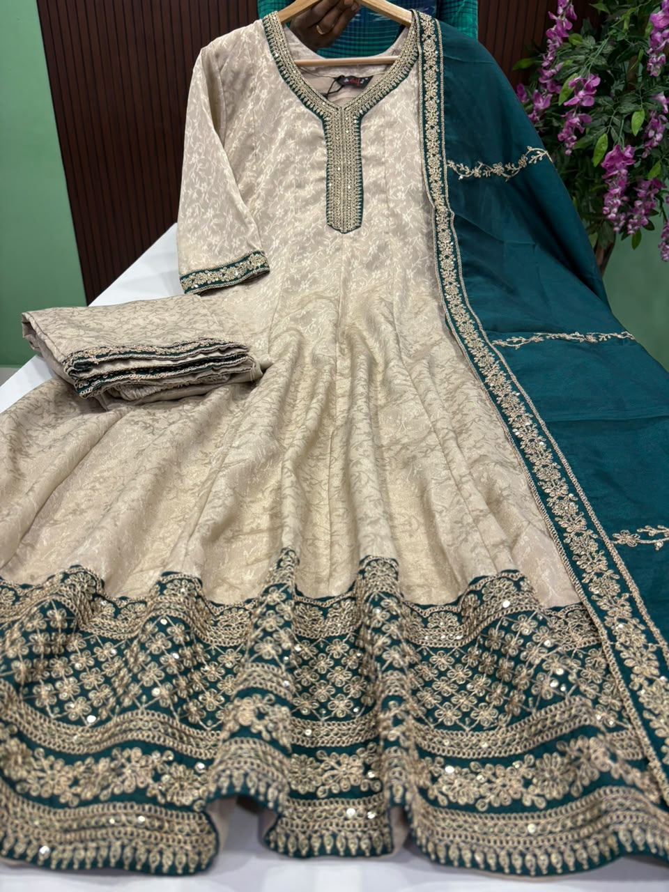 SS9714 Premium Chinon Anarkali Suit