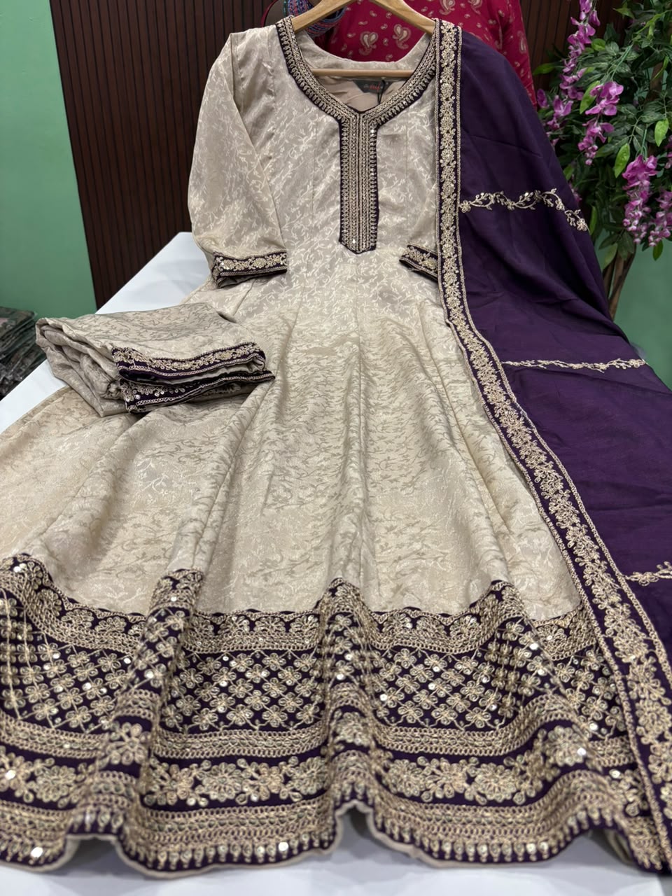 SS9713  Premium Chinon Anarkali Suit