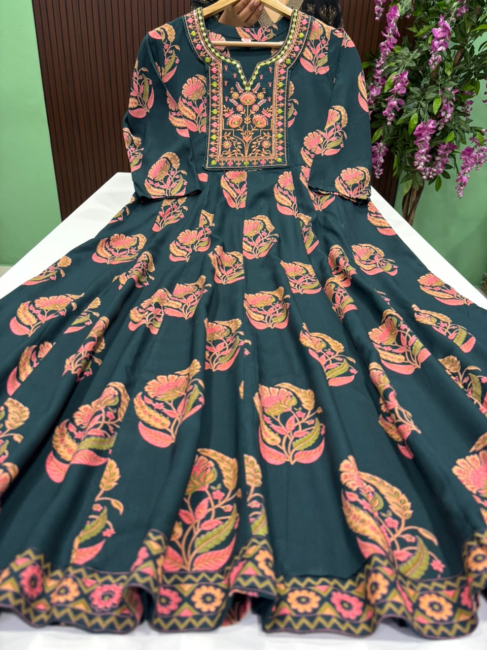 SS9726 Full Length Rayon Anarkali