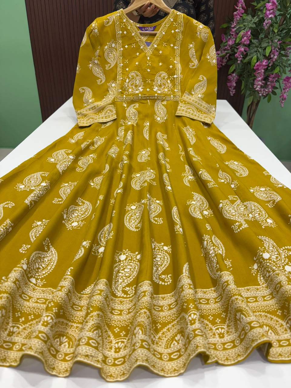 SS9729 Full Length Rayon Anarkali
