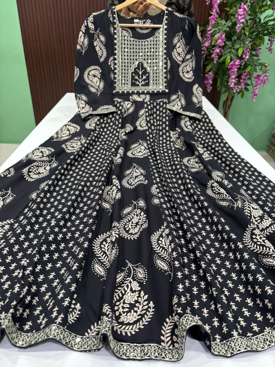 SS9732 Full Length Rayon Anarkali