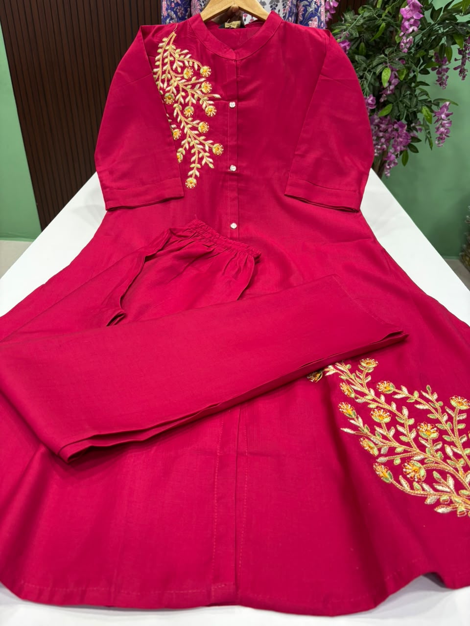 SS9934 Vatican Silk Co-ord Set