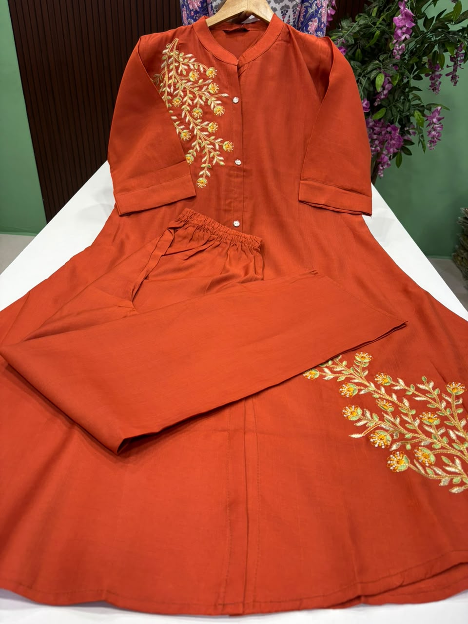 SS9932 Vatican Silk Co-ord Set