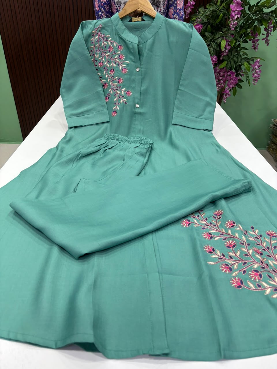 SS9938 Vatican Silk Co-ord Set