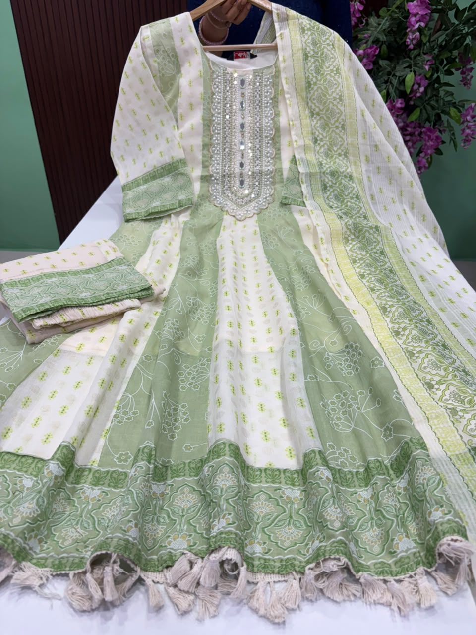SS9926 Premium Cotton Anarkali Suit