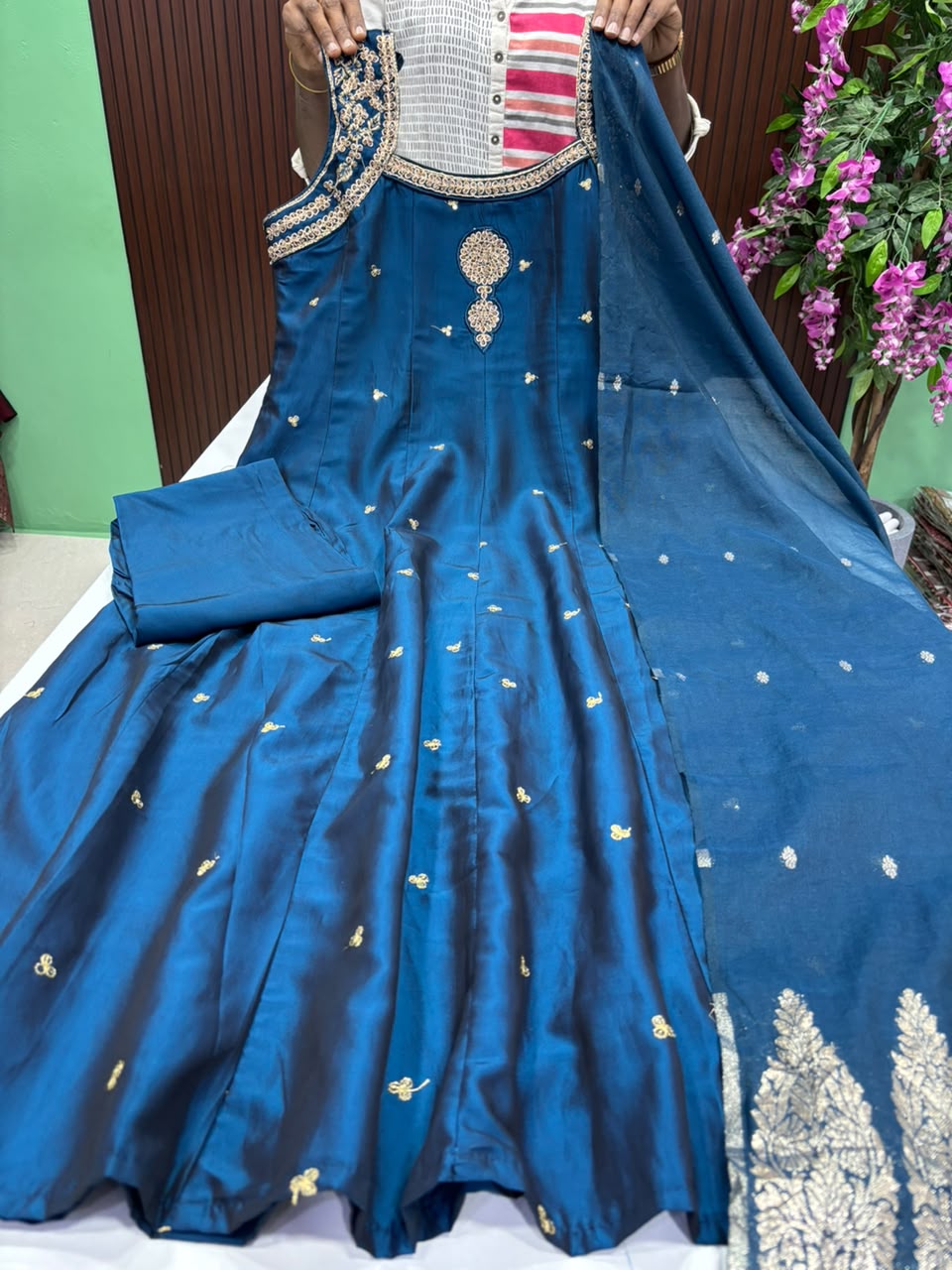SS10058 Premium Rangila Silk Anarkali Suit