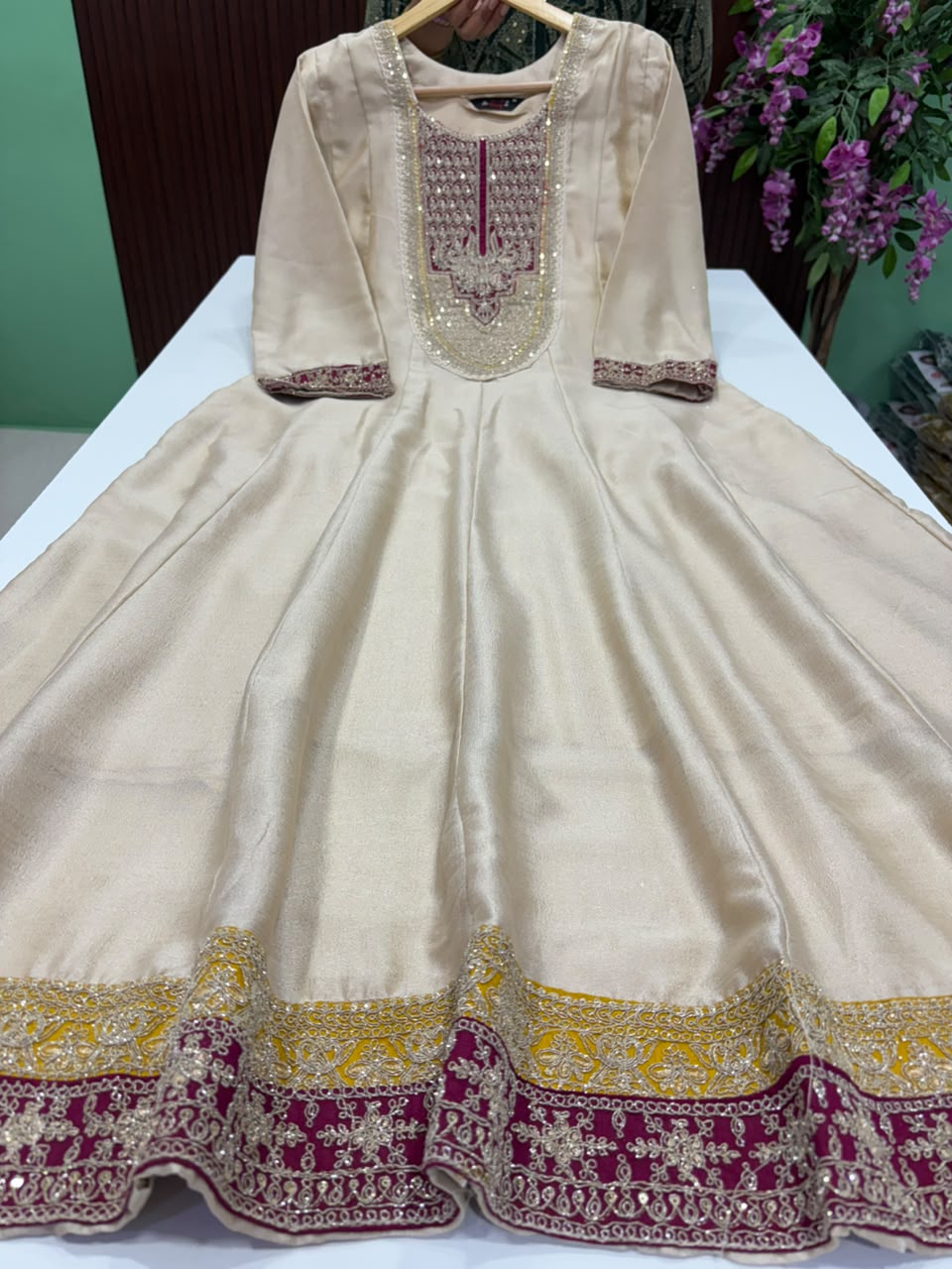SS10078 Elegant Anarkali Gown