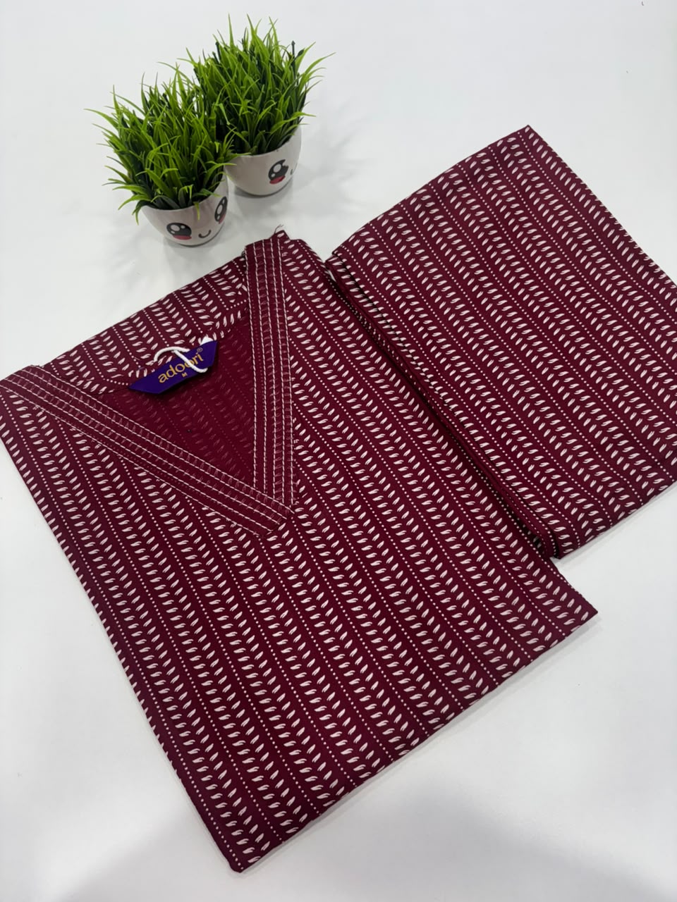 SS10104  Trendy High Collar V Neck Co-ord Set