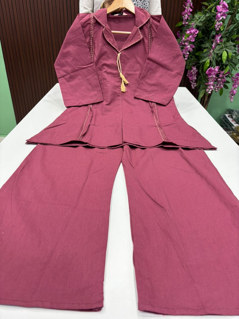 SS10152 Trendy & Stylish Cotton Co-ord Set