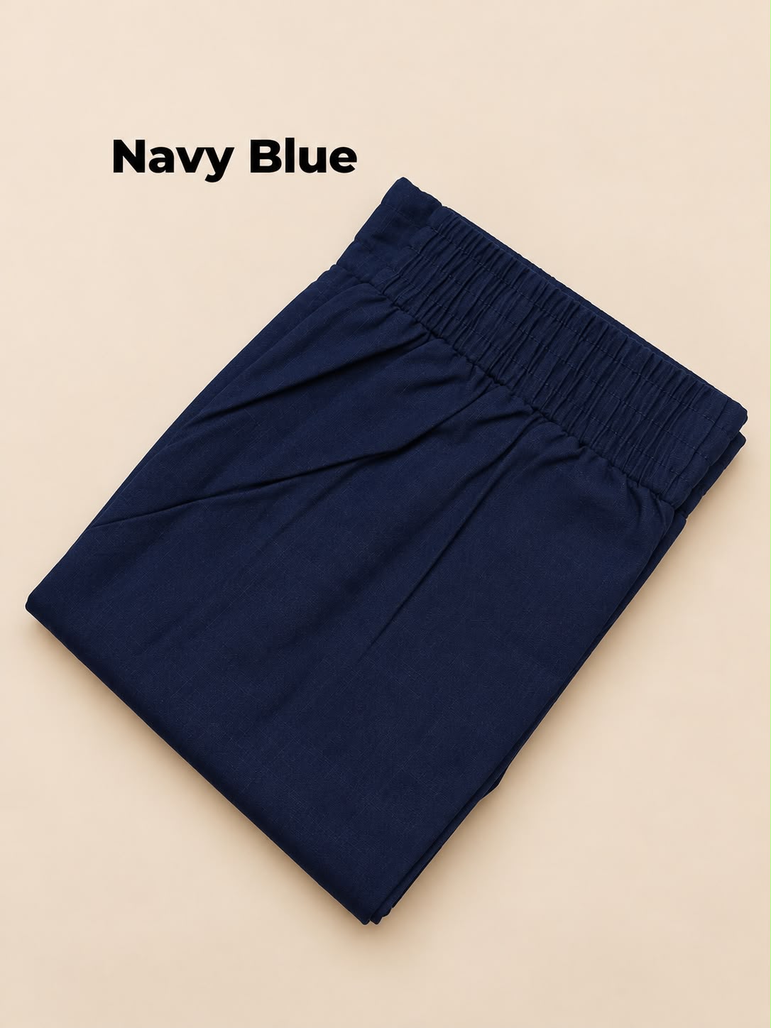 SS10168 Straight Fit Stretchable Pant - NAVY BLUE