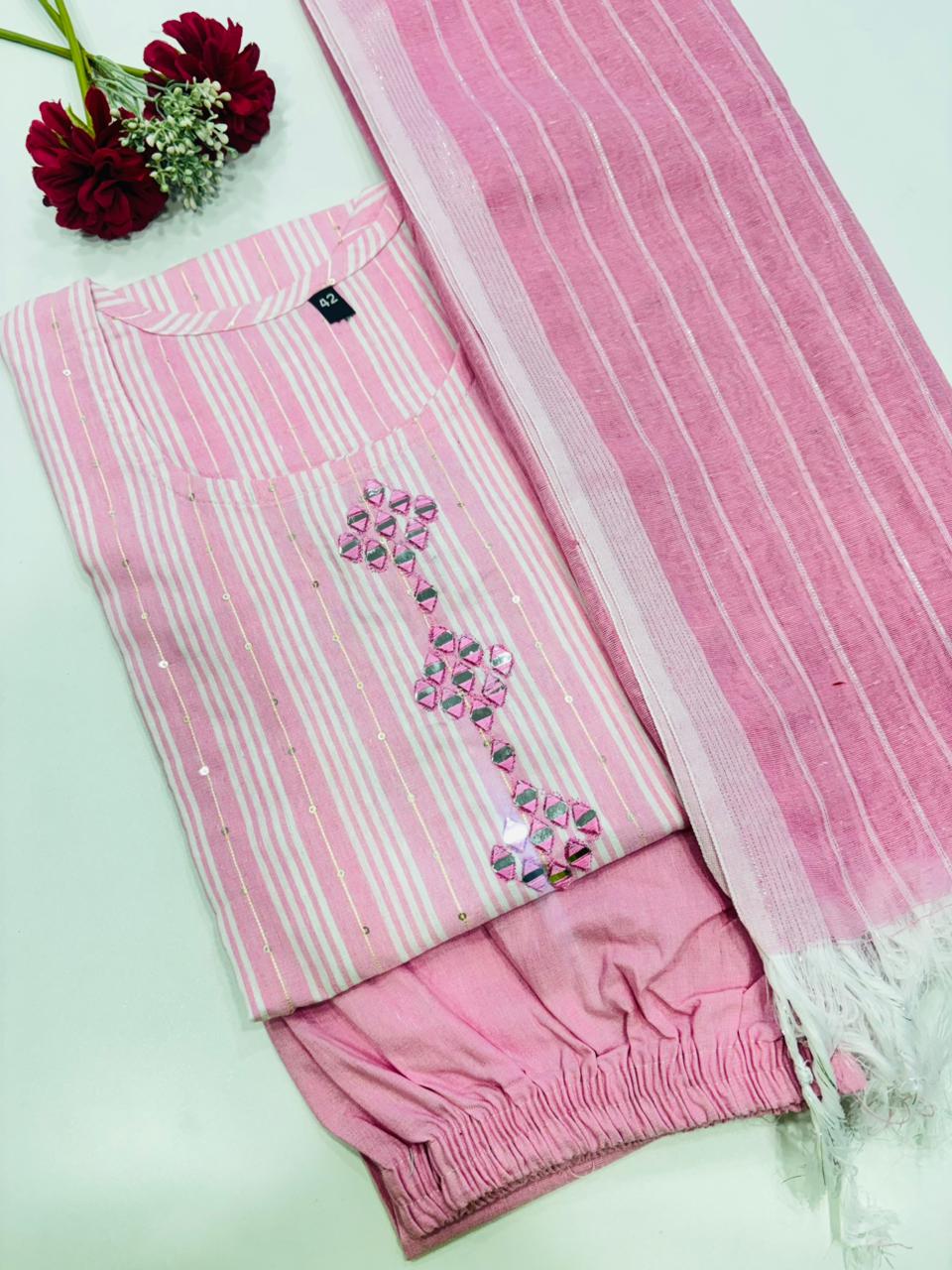 Handloom Cotton Salwar Set