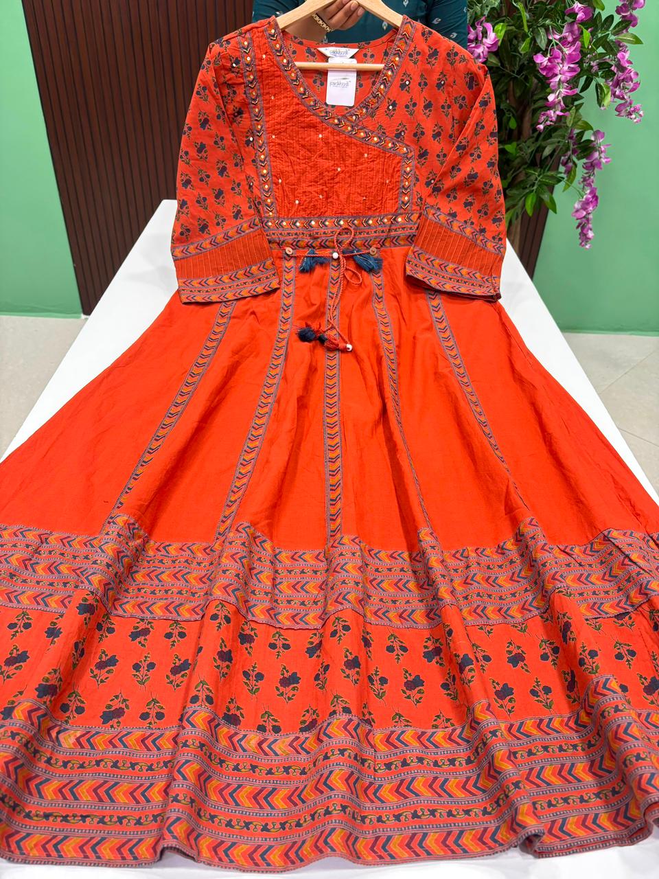 SS6351 Full Length Cotton Anarkali