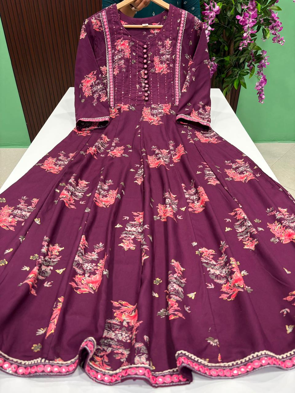 SS6347 Full Length Flared Anarkali