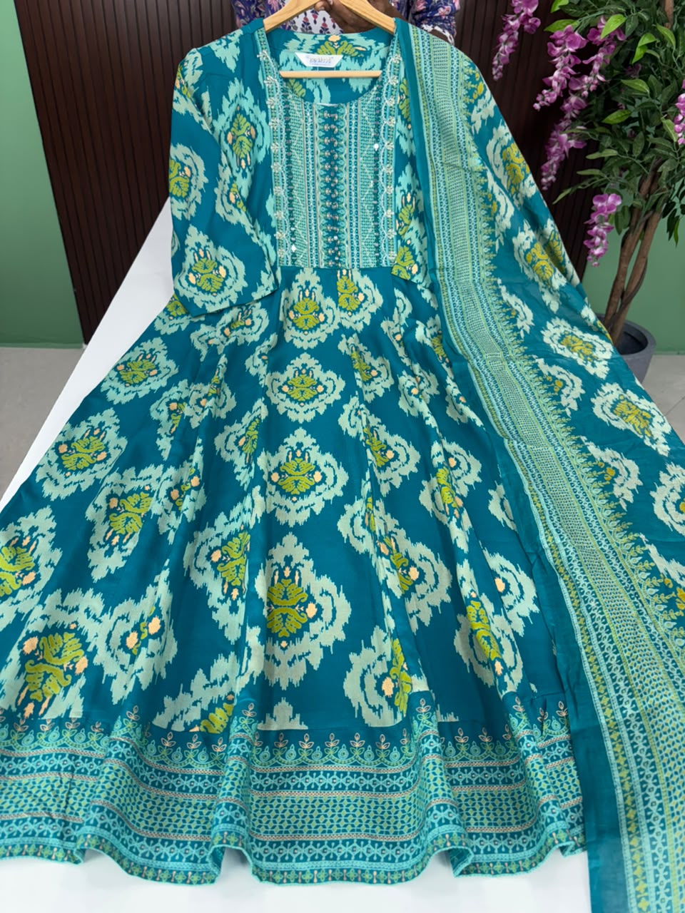 SS6620 Full Length Anarkali with Dupatta Set