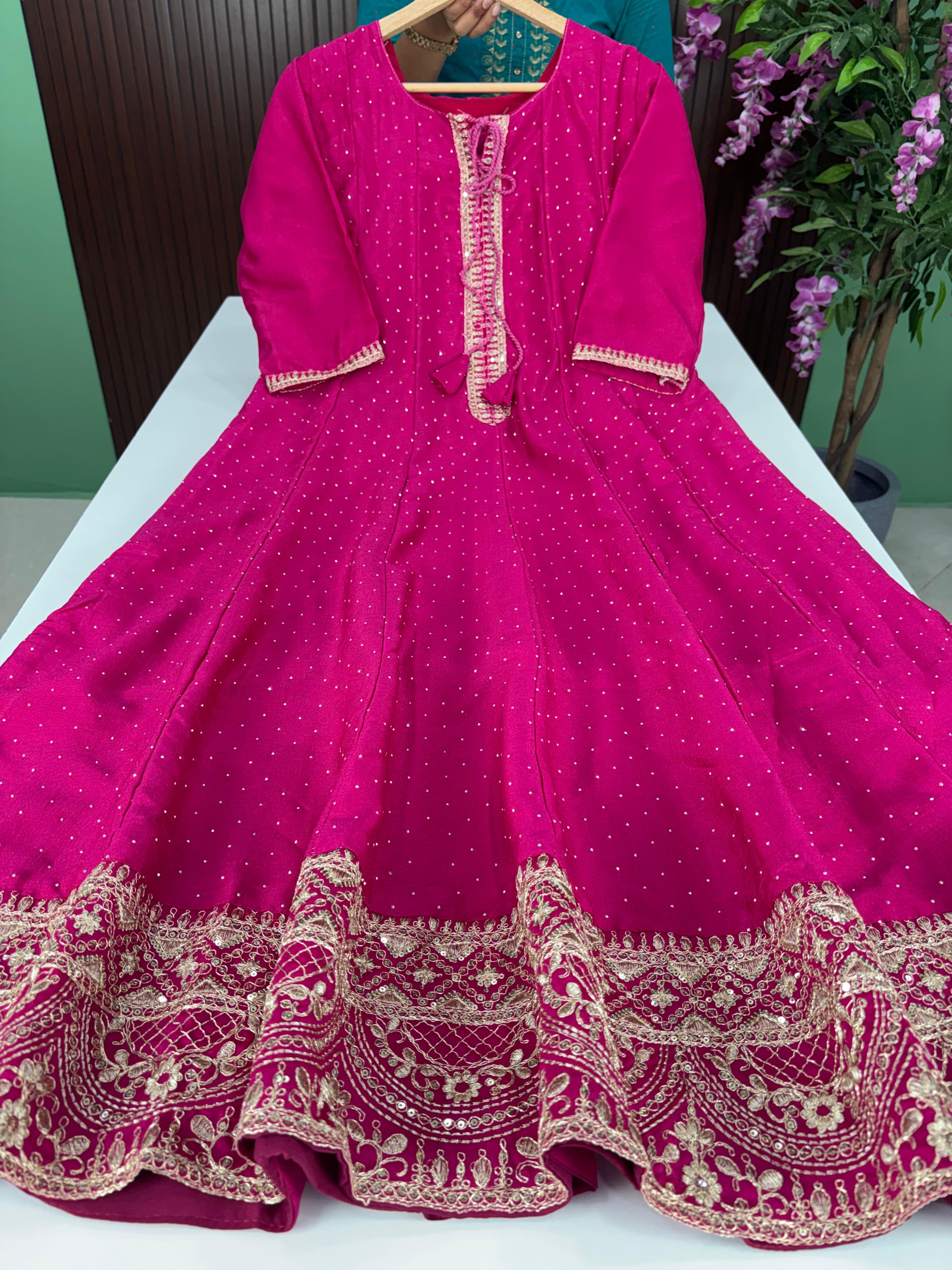 SS6649 Full Length Flared Anarkali