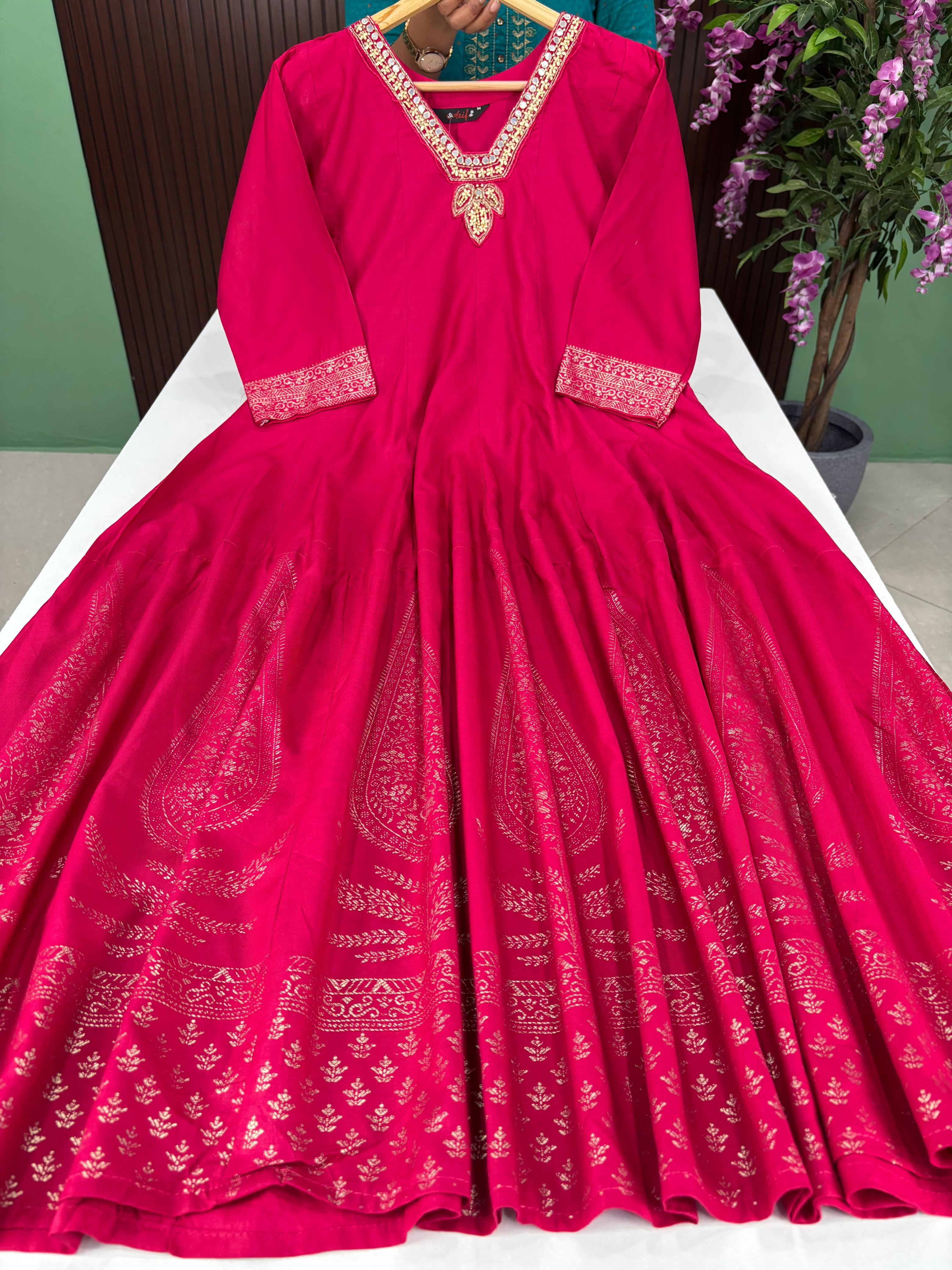SS6648 Full Length Flared Anarkali