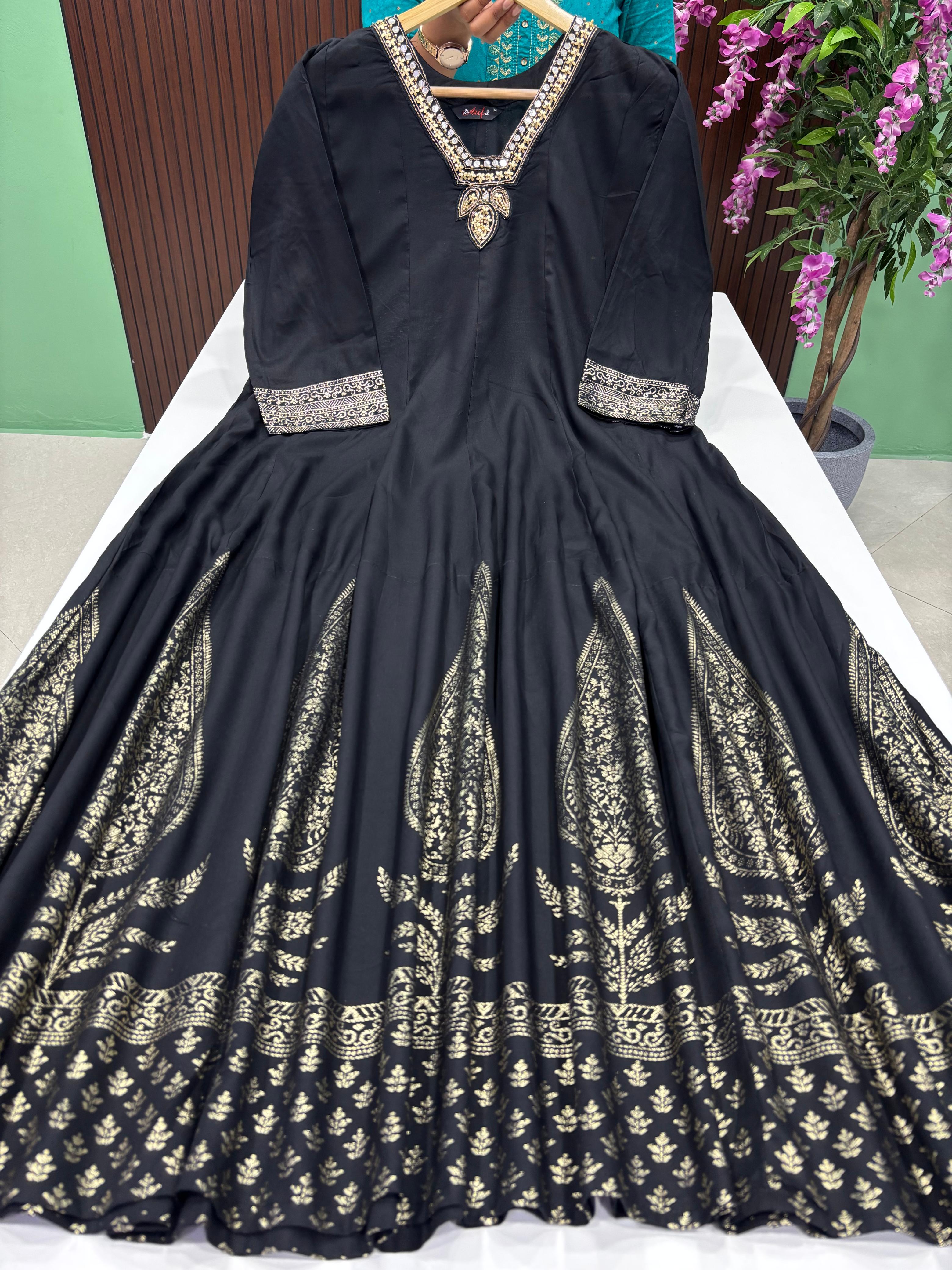 SS6647 Full Length Flared Anarkali