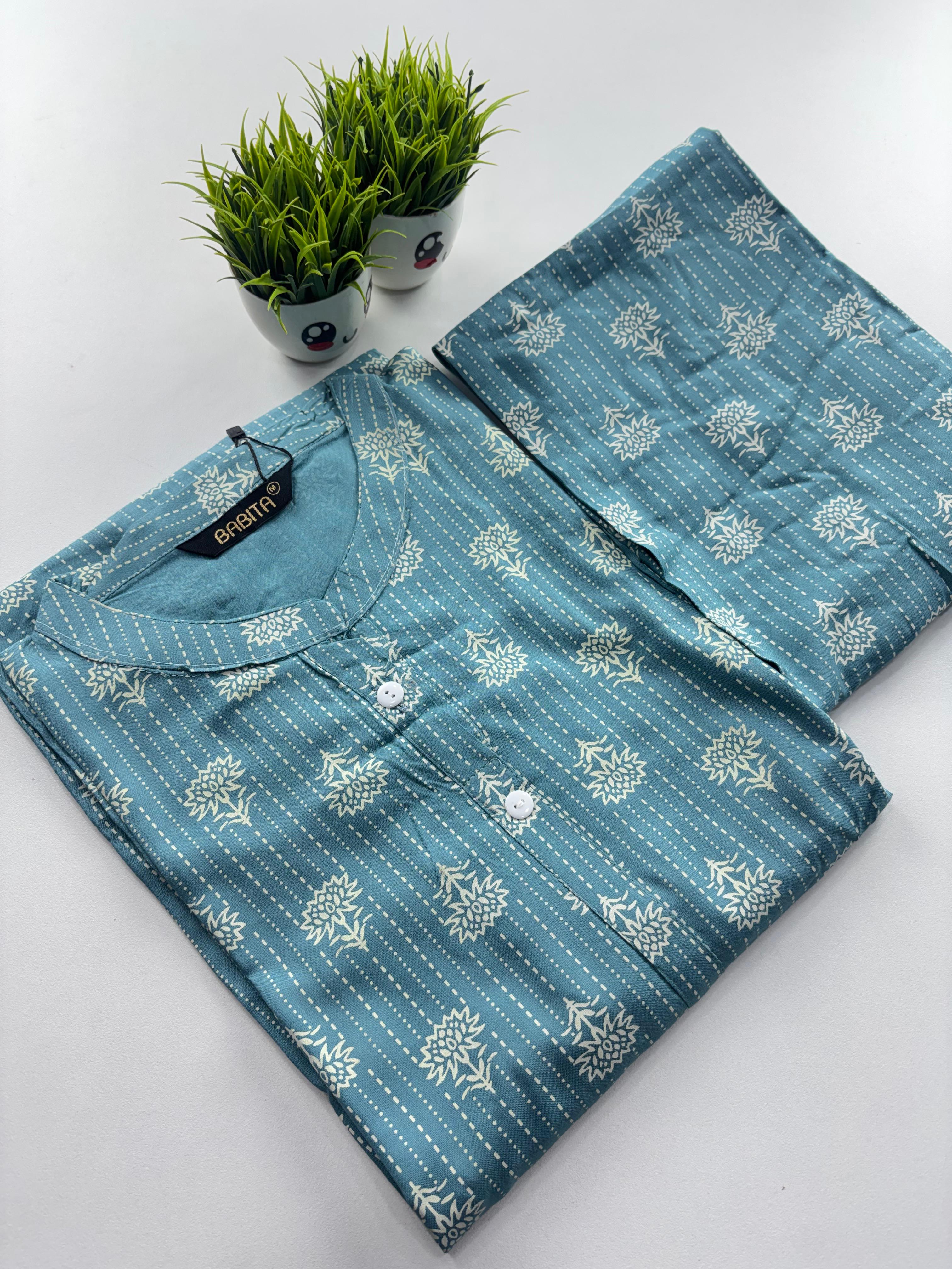 SS6763 Rayon Co-ord Set