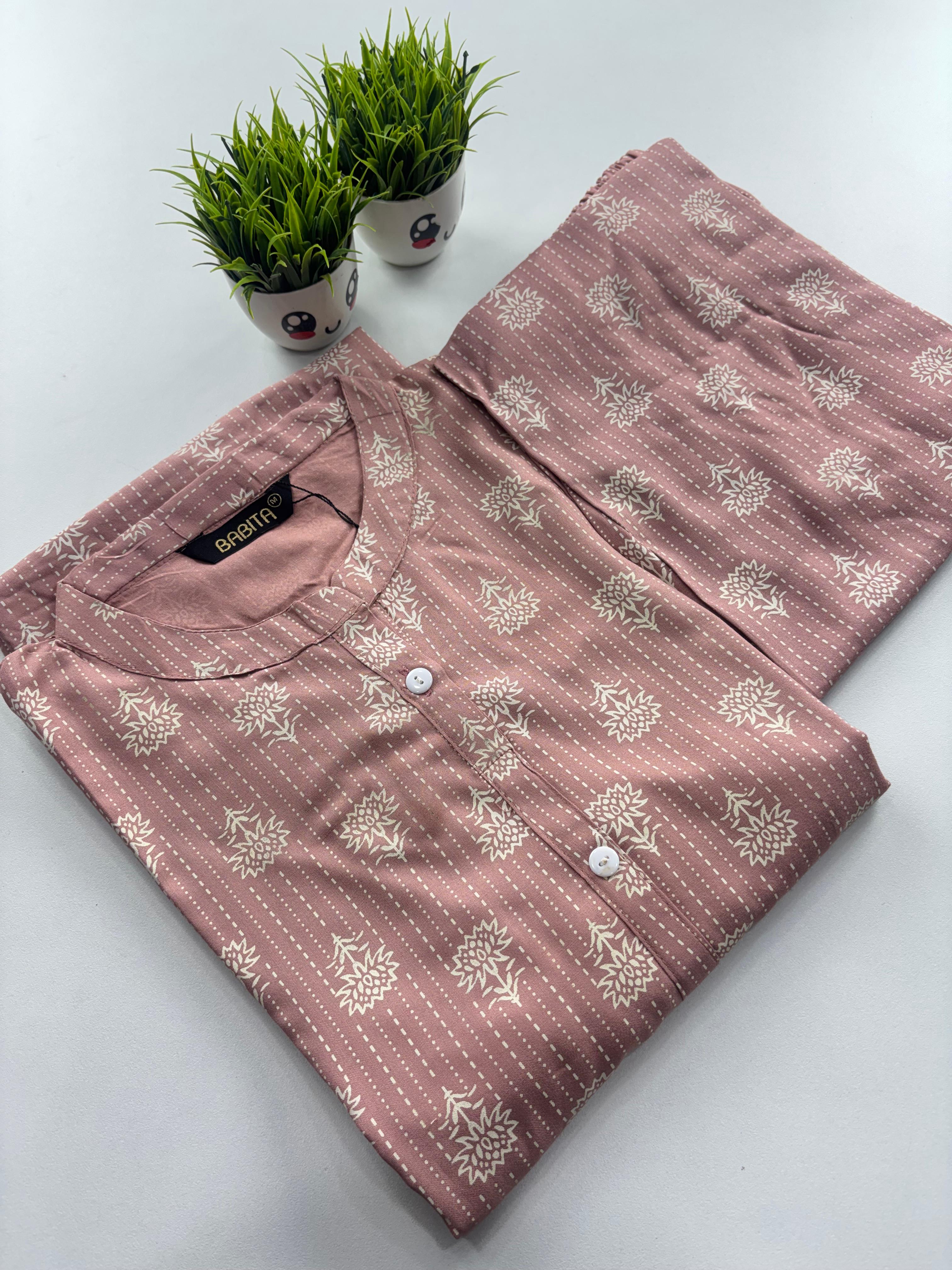 SS6766 Rayon Co-ord Set