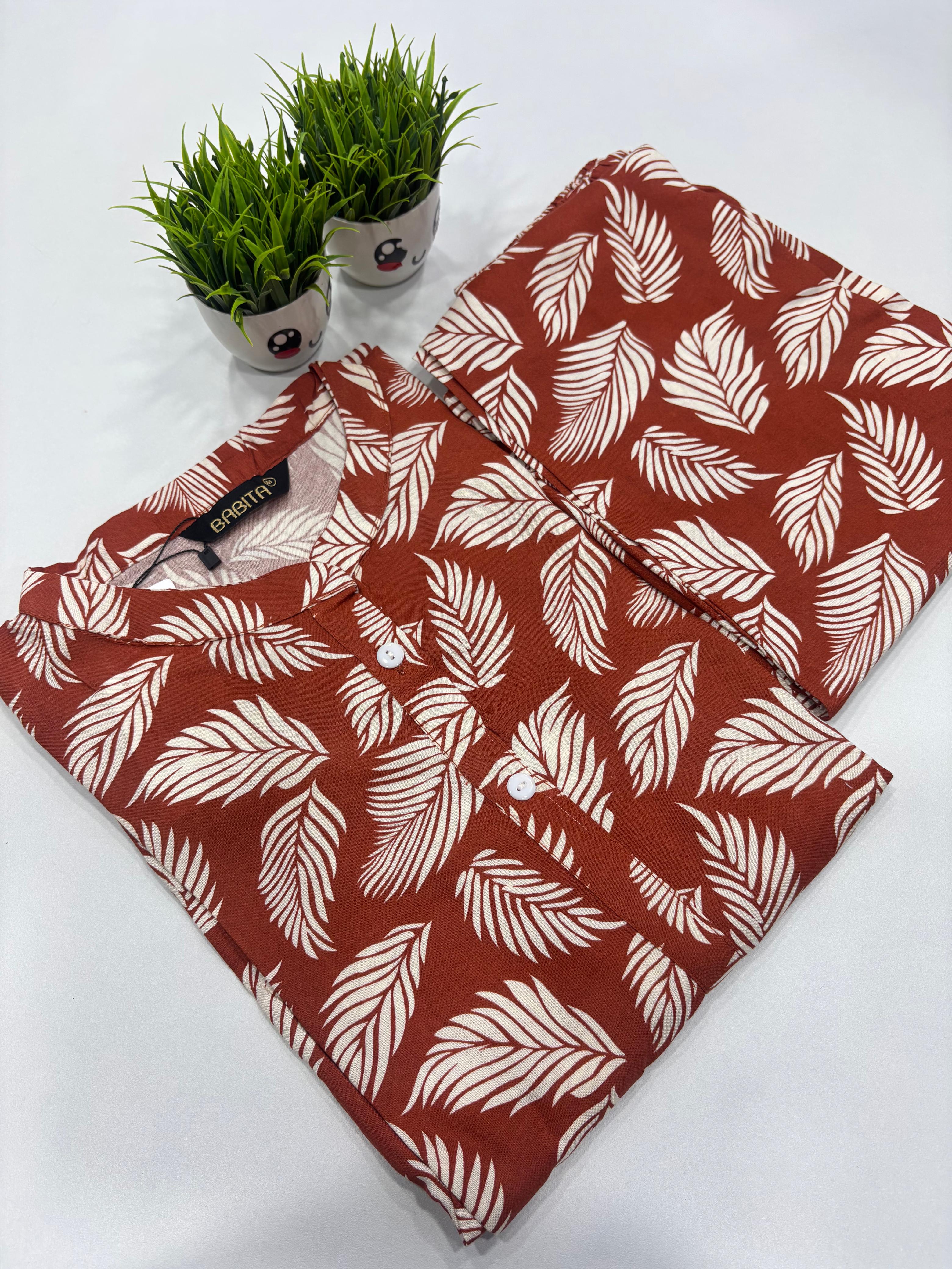 SS6764 Rayon Co-ord Set