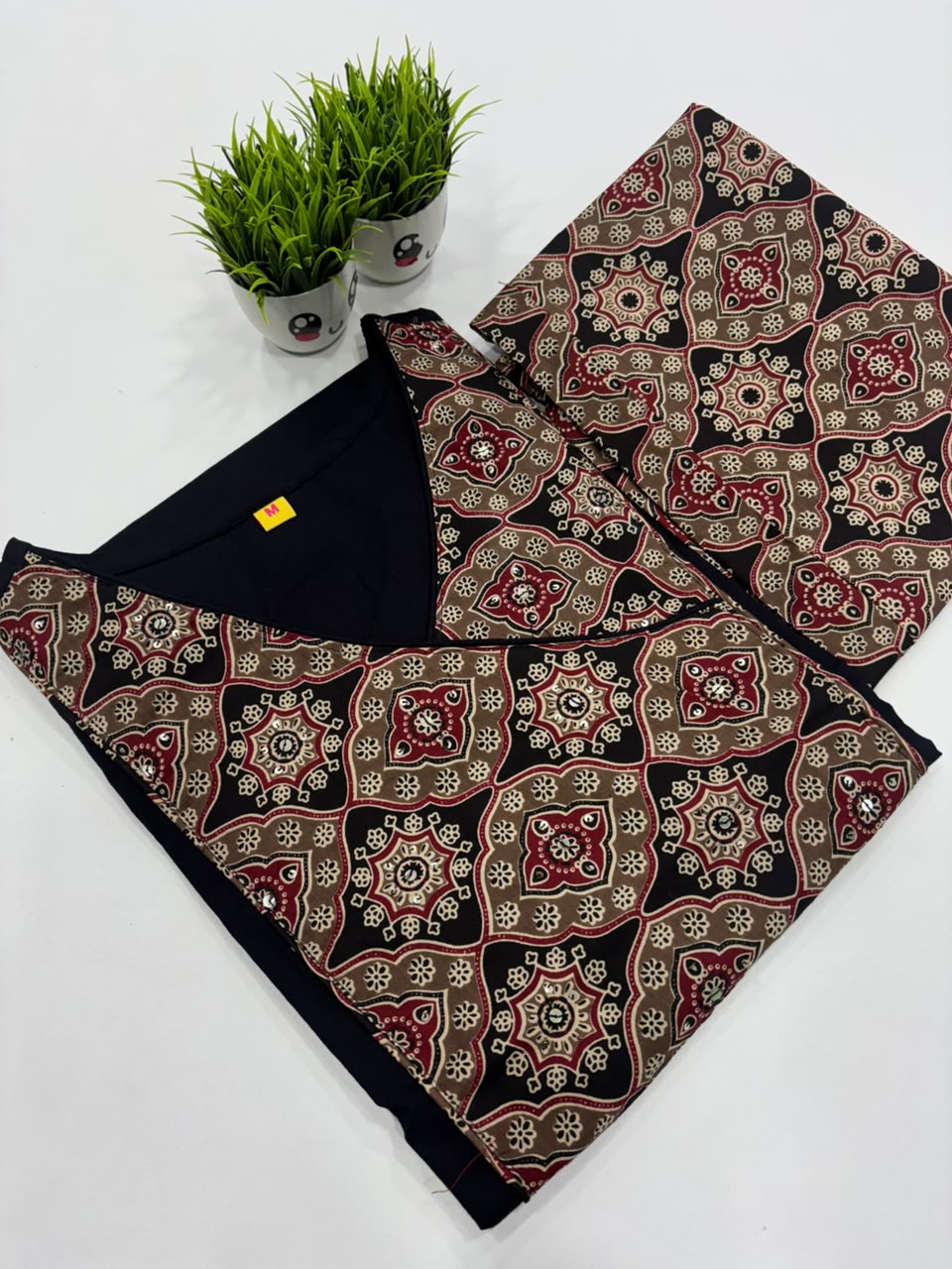 SS6769 Ajrakh Printed Cotton Co-ord Set