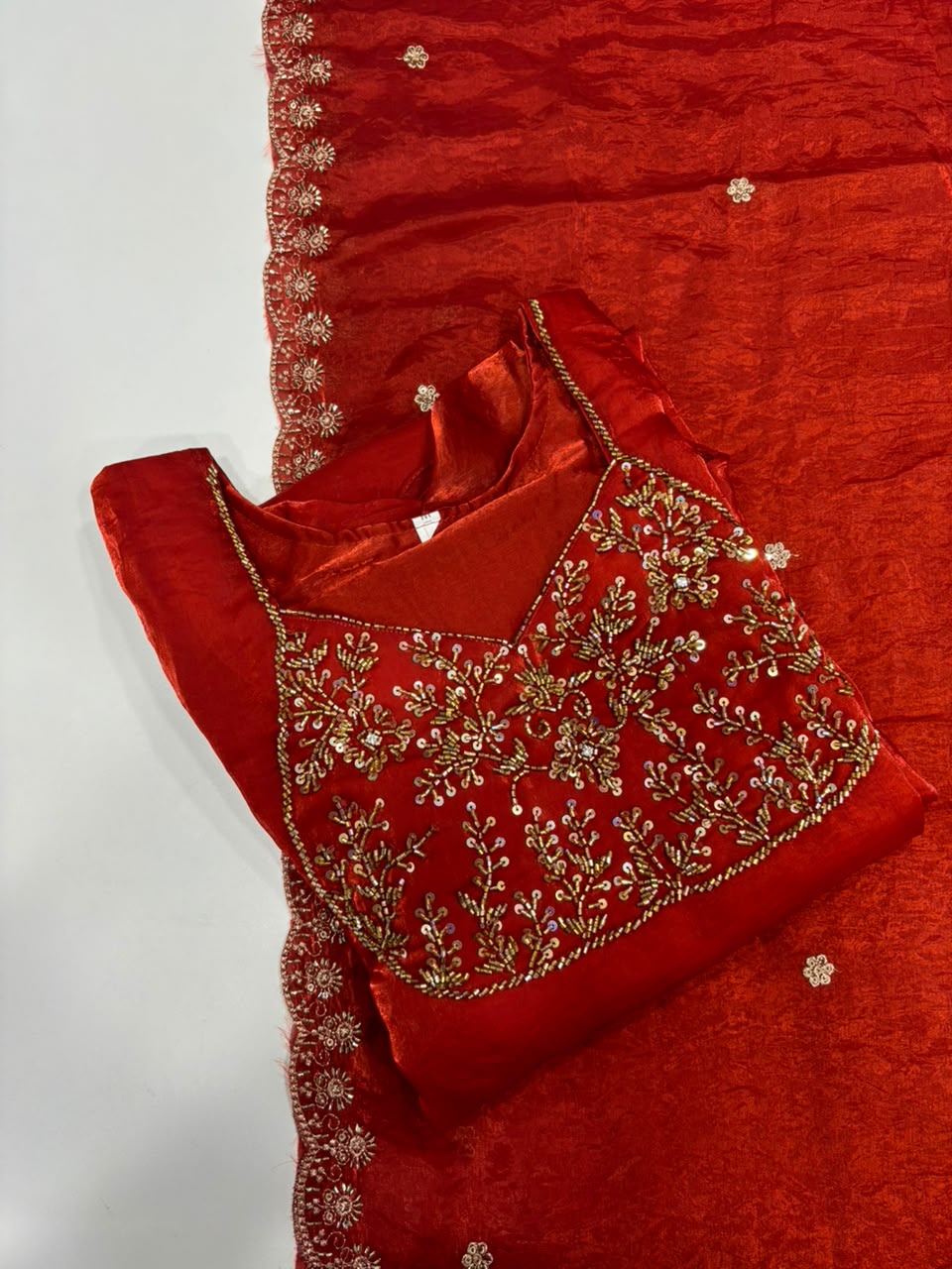 SS6934 Fendy Silk A line Anarkali Dupatta