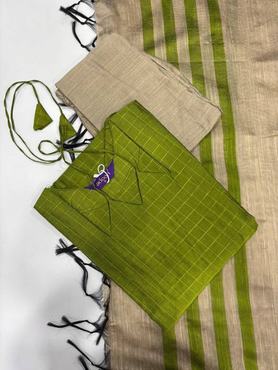 SS7193 Raw Silk Salwar Set