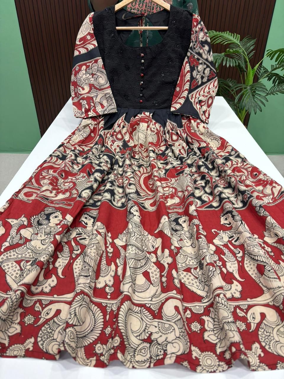 Kalamkari Style Anarkali