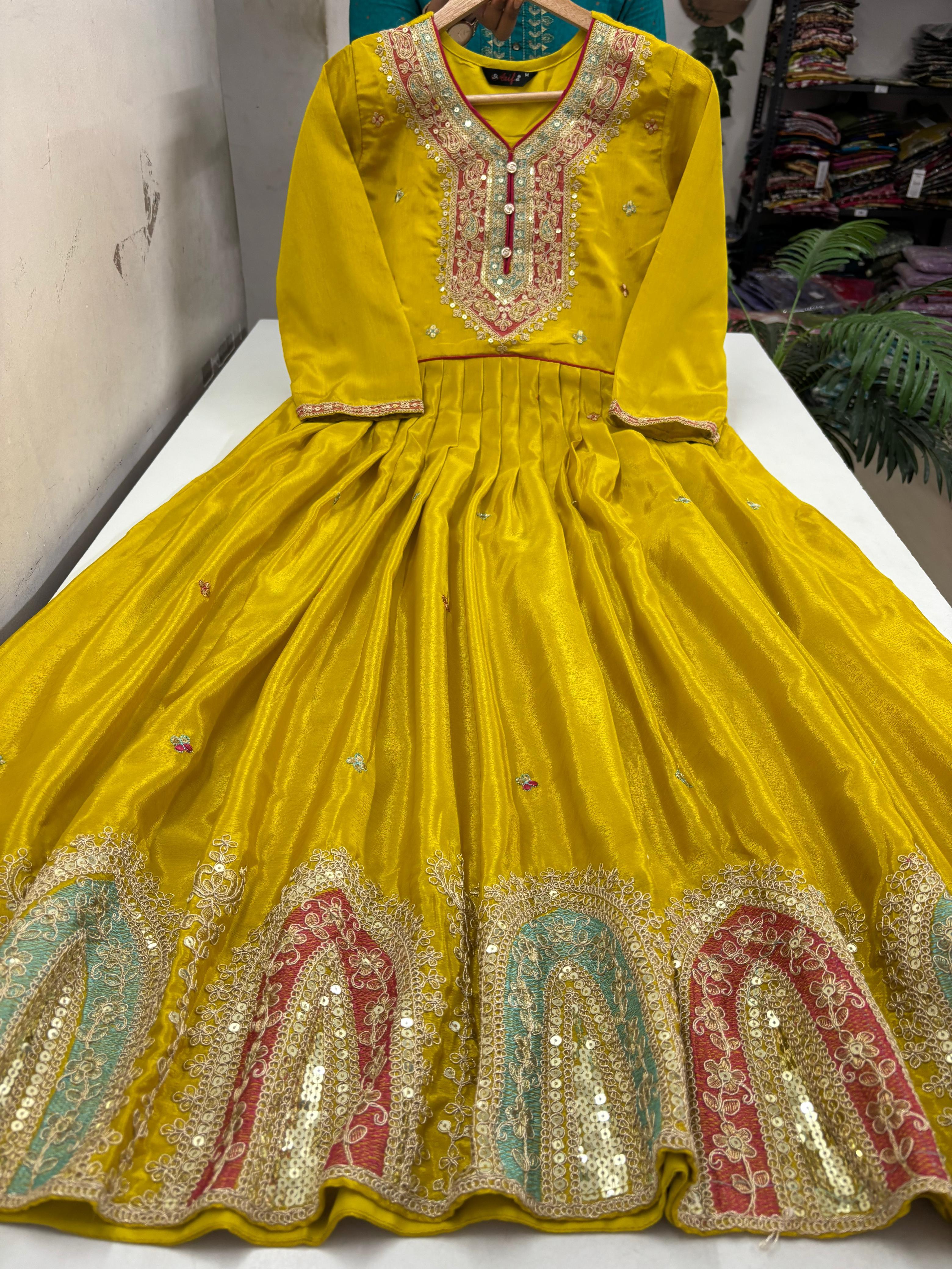 Full length Chinnon Gown